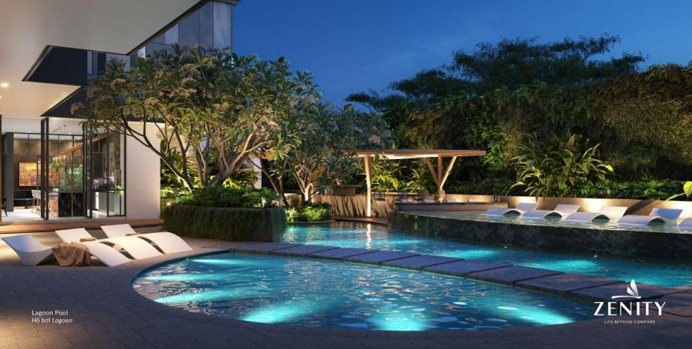 Căn hộ Modern District 1 2br&3br D1&zenity Outdoor Jacuzzi Pool *